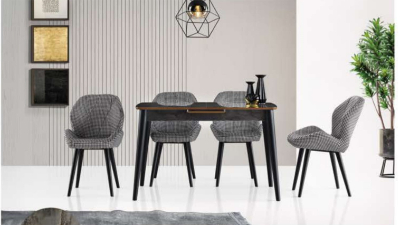 Milano Hg Masa İrony 120x70 cm ve Vera Sandalye